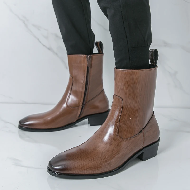 Chelsea Boots Men - Botas clásicas y cómodas para hombre,