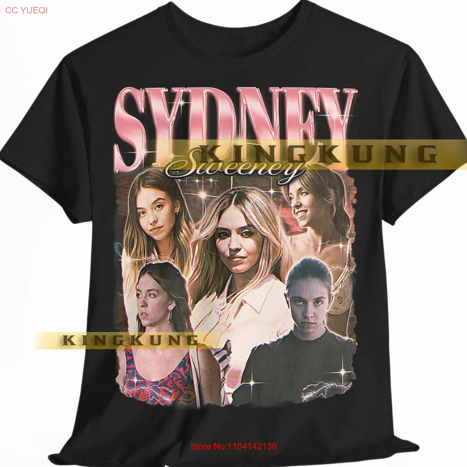 Men'S Fashion Sydney - Camiseta SYDNEY SWEENEY Vintage Retro Años