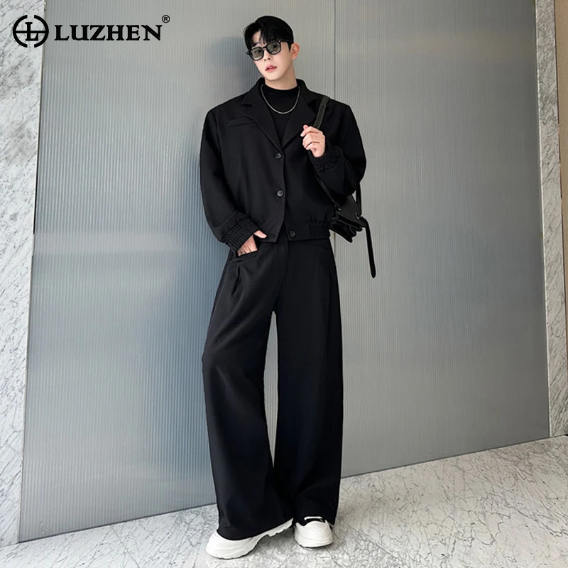 Men'S Fashion Loose Pants - Blazer de primavera LUZHEN, chaqueta casual