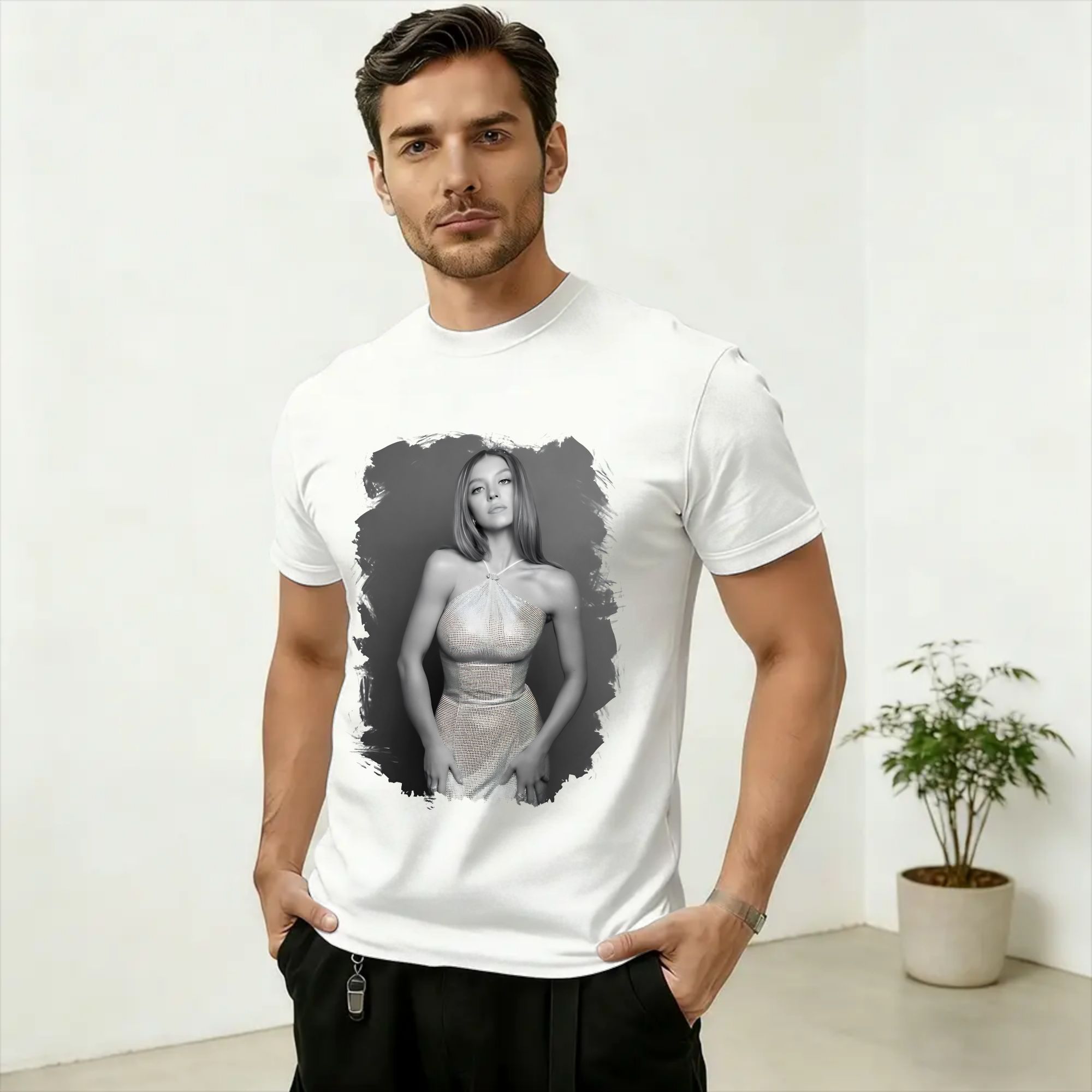 Men'S Fashion Sydney - Camiseta Streetwear de Verano, Estilo Sydney