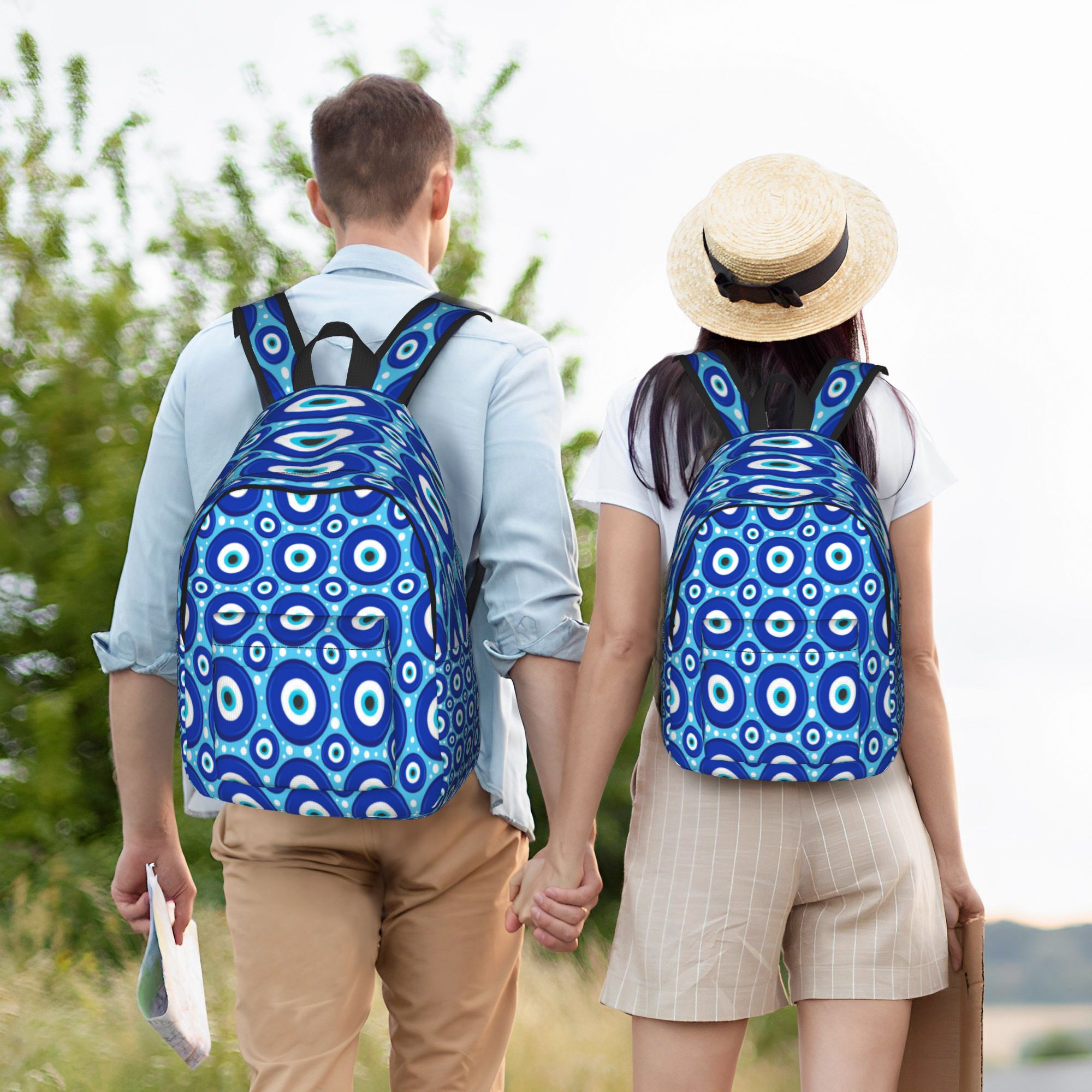 Men'S Fashion Greece - Mochila Ojo Turco y Griego, Mochilas
