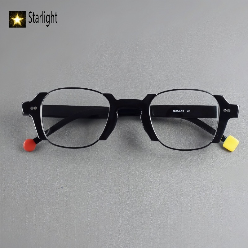 Men'S Fashion Glasses 2026 - Gafas Retro de Acetato de Alta