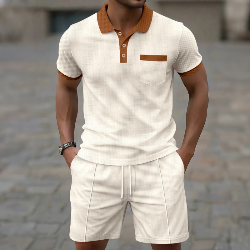 Men'S Fashion Videos - Conjunto de Moda Casual de Verano