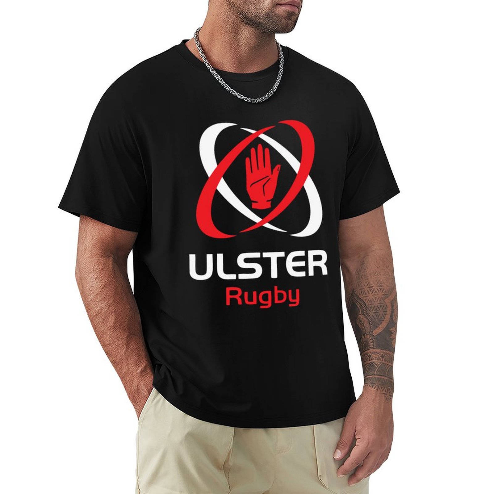 Mens Fashion Rugby Shirts - IRFU - Camiseta con diseño icónico