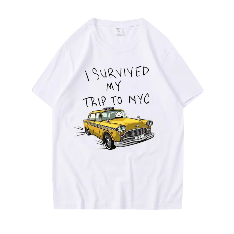 Men'S Fashion Nyc - Camiseta con estampado I Survived My