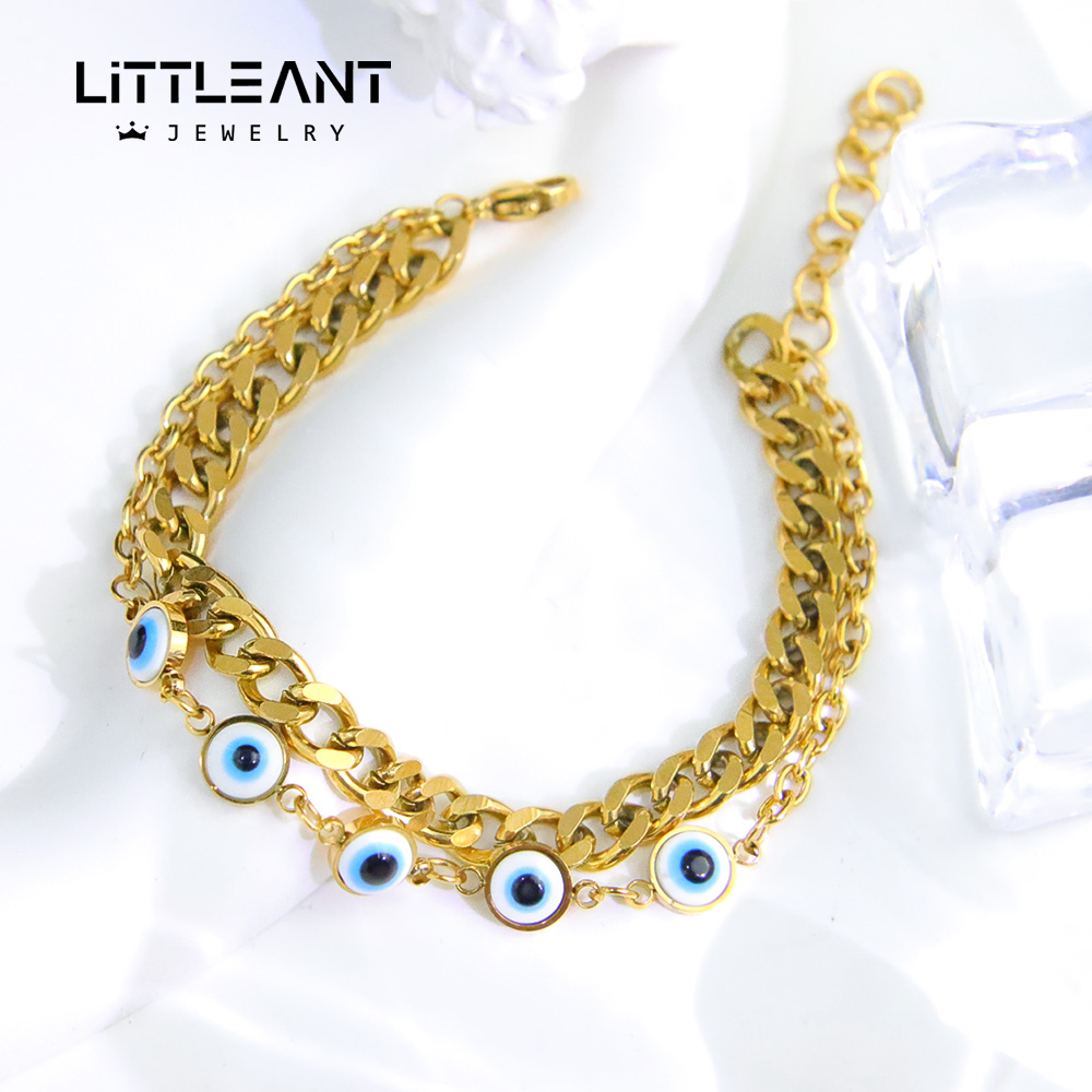 Dubai Men'S Fashion - Pulsera gótica turca contra el mal