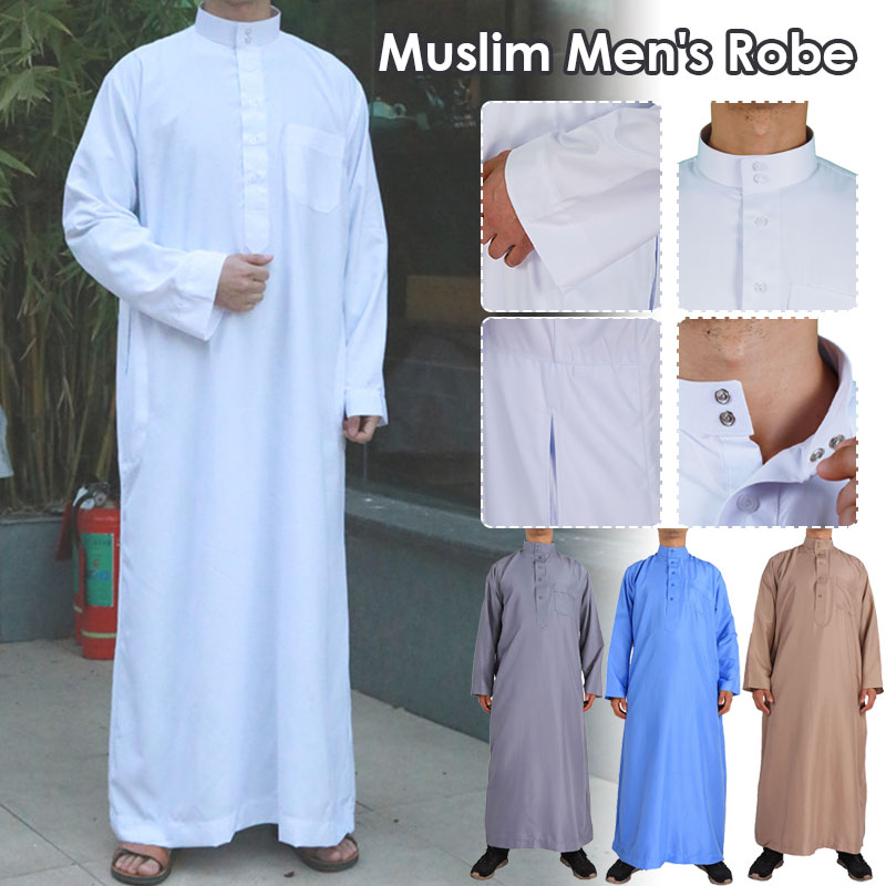 Dubai Men'S Fashion - Túnicas islámicas musulmanas para hombre, ropa