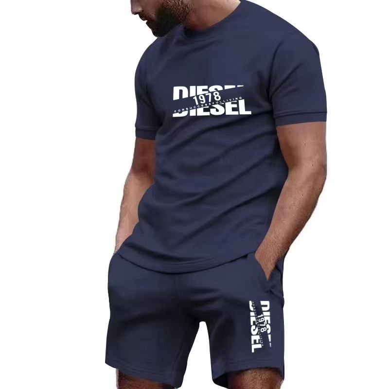 Men'S Fashion Videos - Conjunto de camiseta y pantalones cortos
