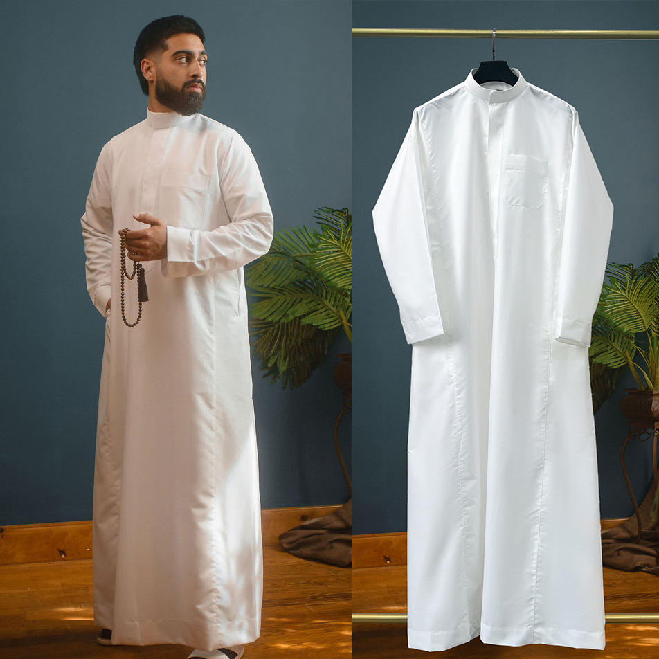Dubai Men'S Fashion - Jubba Thobe para Hombre Musulmán, Kimono