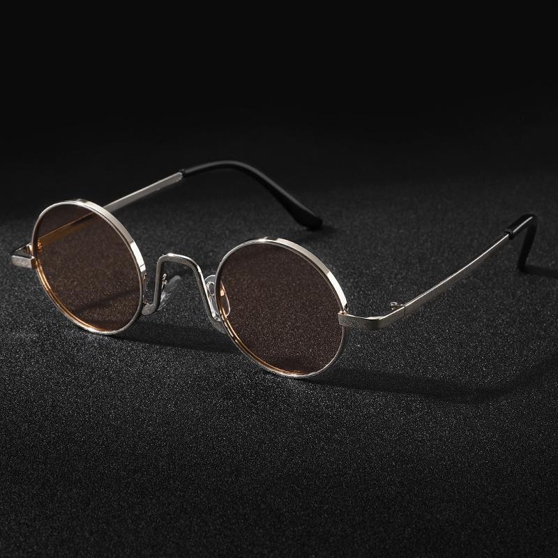 Men'S Fashion Round Glasses - Gafas de Sol Redondas de Diseño