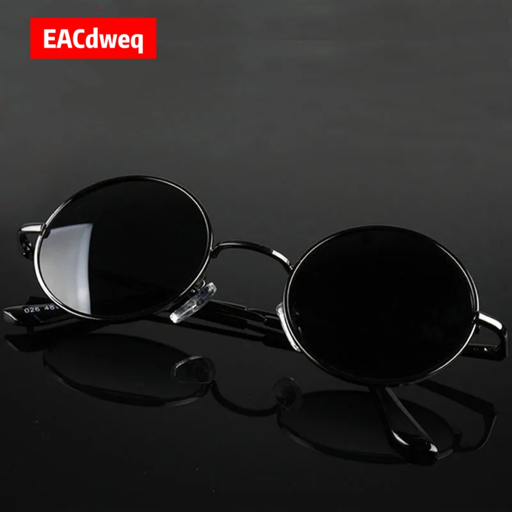 Men'S Fashion Round Glasses - Gafas de Sol Redondas Retro Vintage