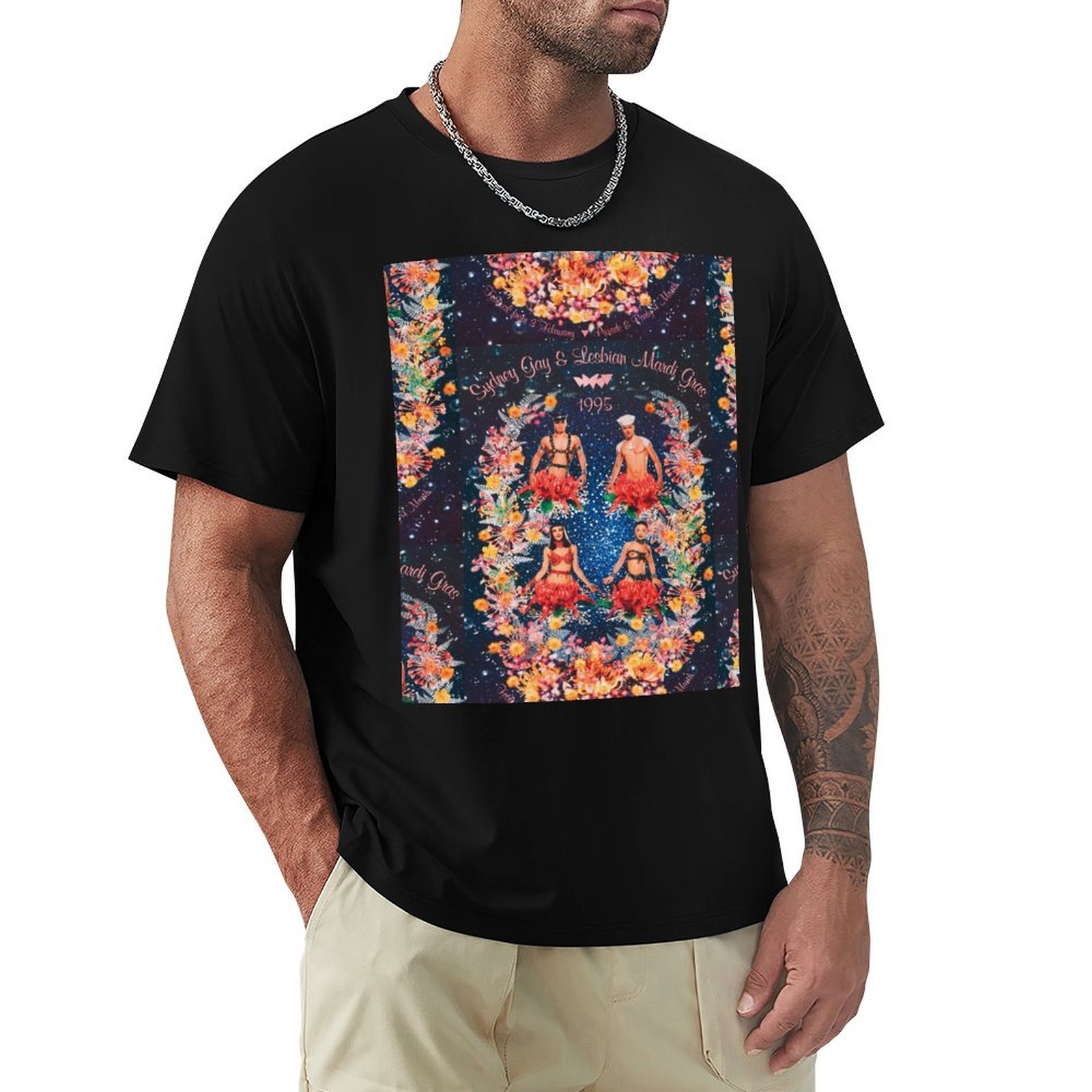 Men'S Fashion Sydney - Camiseta de moda con estampado de