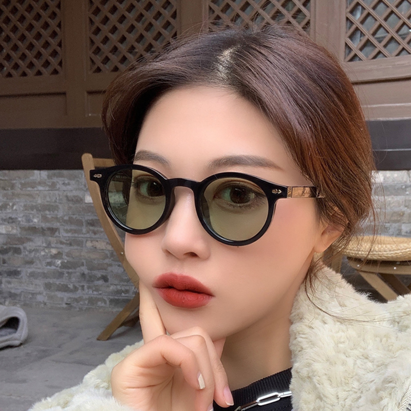 Men'S Fashion Round Glasses - Nuevas Gafas de Sol Redondas Pequeñas