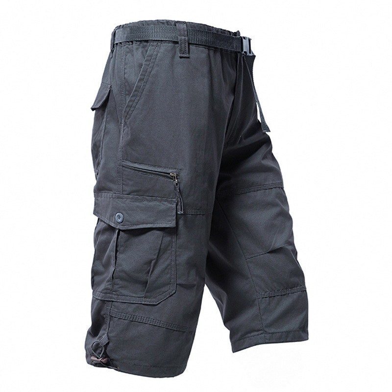 Men'S Fashion Xxl - Pantalones Cortos Cargo de Algodón para