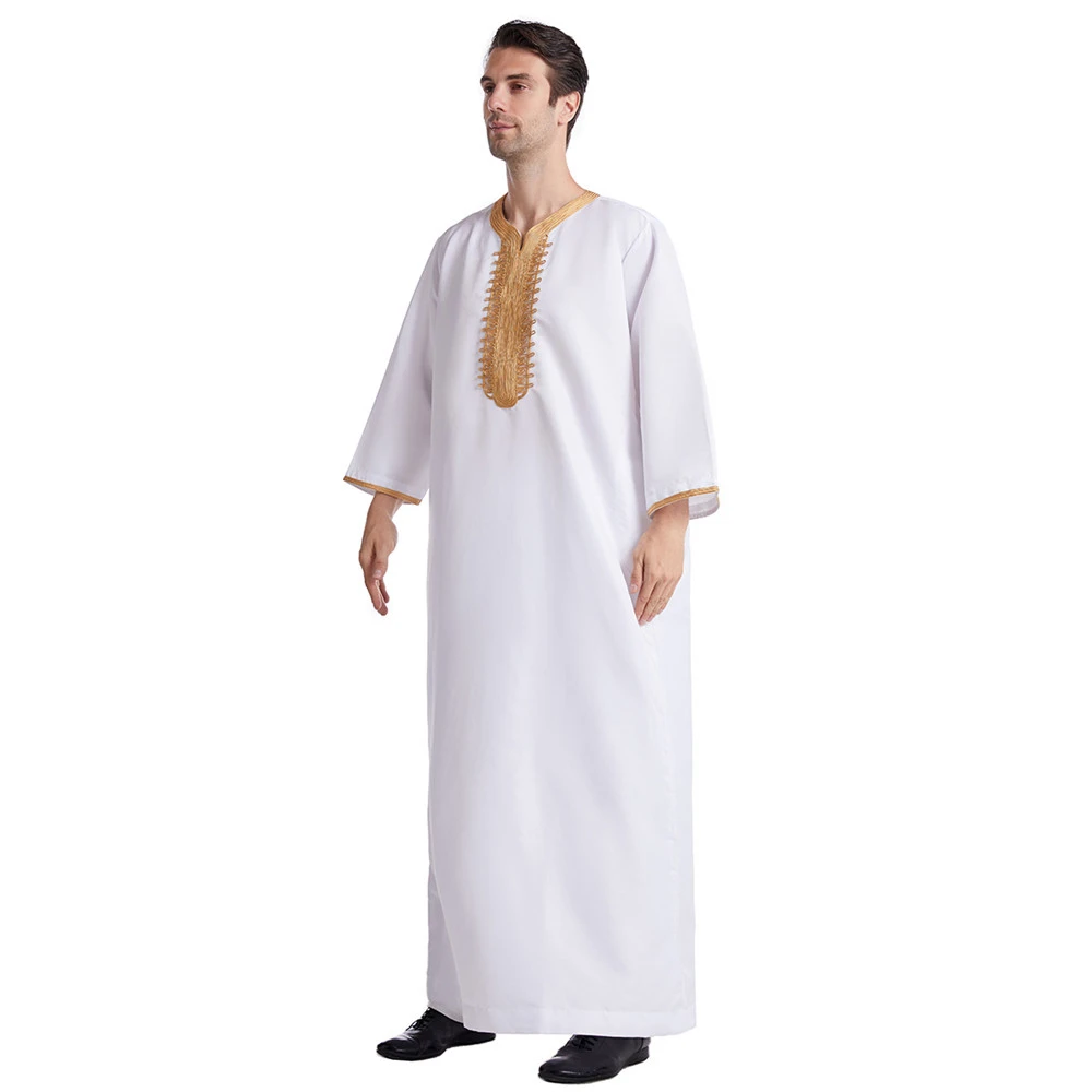 Dubai Men'S Fashion - Jubba Thobe para hombre, ropa musulmana
