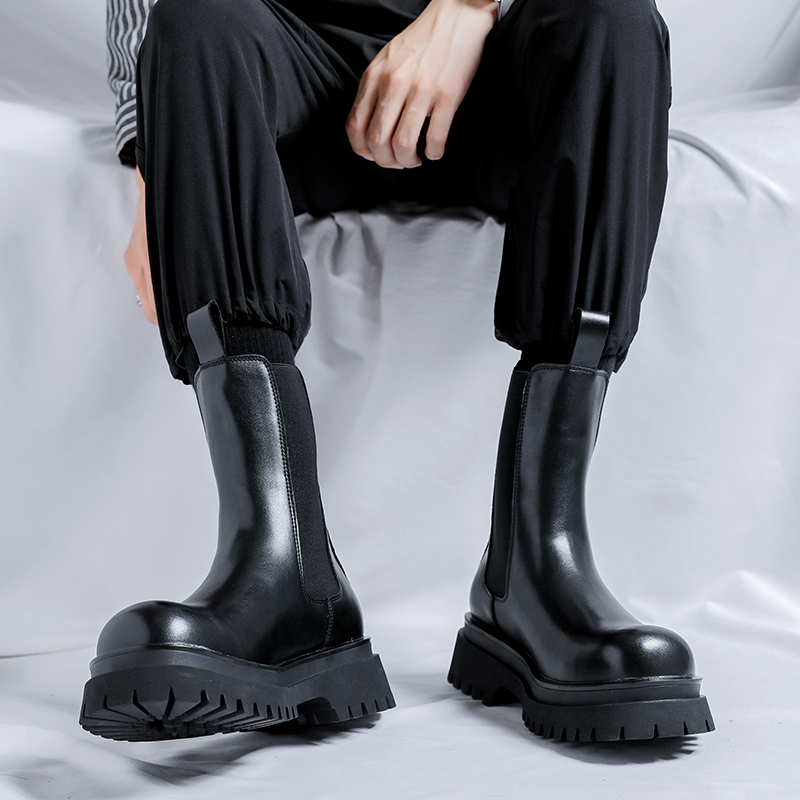 Chelsea Boots Men - Botas Chelsea de Invierno para Hombre,