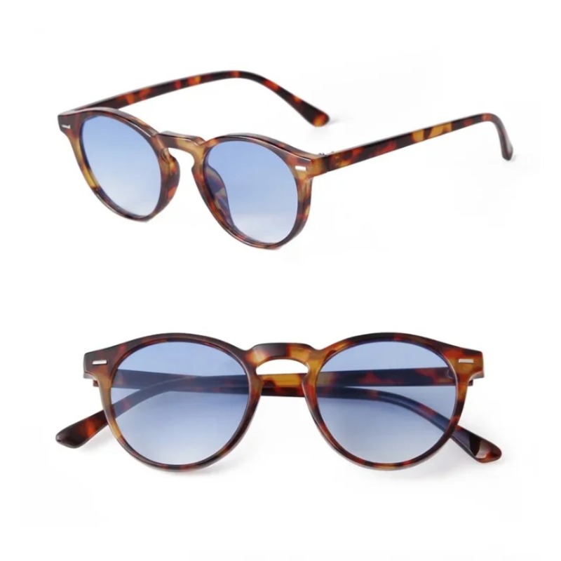 Men'S Fashion Round Glasses - Gafas de Sol Redondas Vintage de