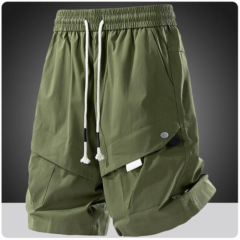 Men'S Fashion Loose Pants - Pantalones Cortos Cargo de Verano para