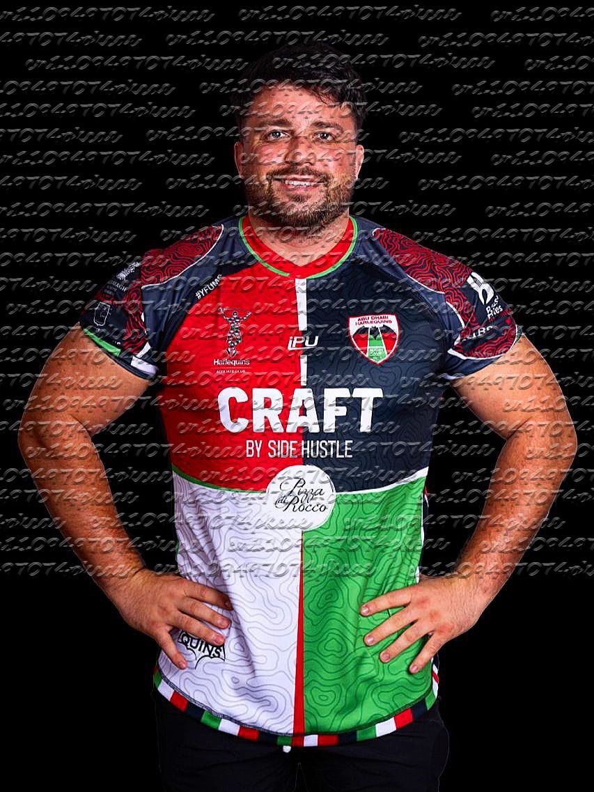 Mens Fashion Rugby Shirts - Camiseta de Rugby Harlequins Abu Dhabi