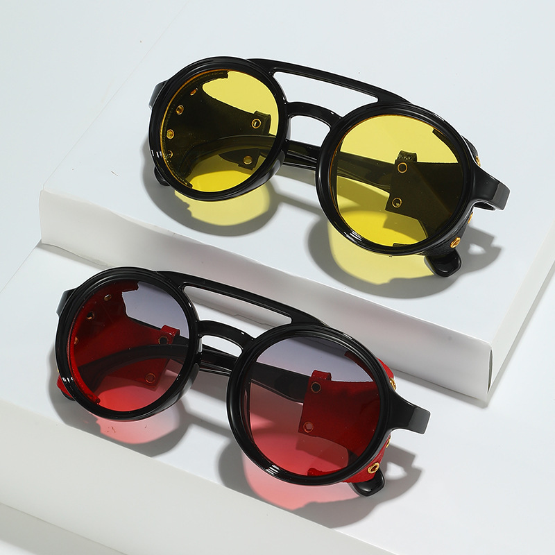 Gafas de sol Retro Anti-UV par - Men'S Fashion Round Glasses reseña y precio