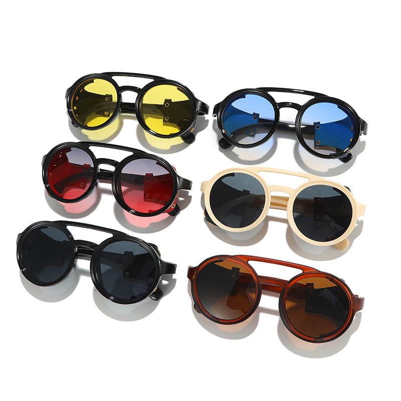 Gafas de sol Retro Anti-UV par - Men'S Fashion Round Glasses reseña y precio