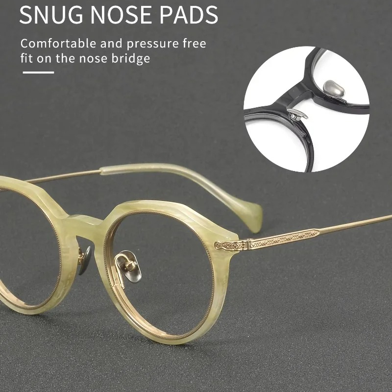 Gafas de acetato y titanio de  - Men'S Fashion Glasses 2026 reseña y precio