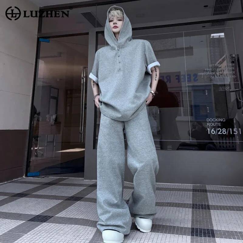 LUZHEN Conjunto de Dos Piezas  - Men'S Fashion Loose Pants reseña y precio