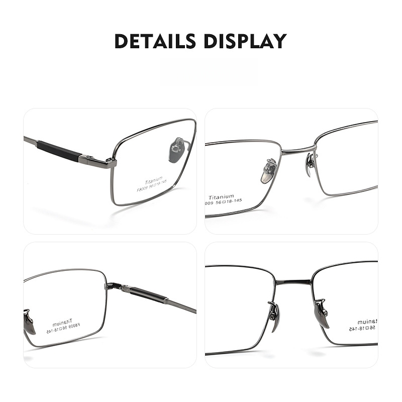 Gafas de Titanio Puro Retro FI - Men'S Fashion Glasses 2026 reseña y precio