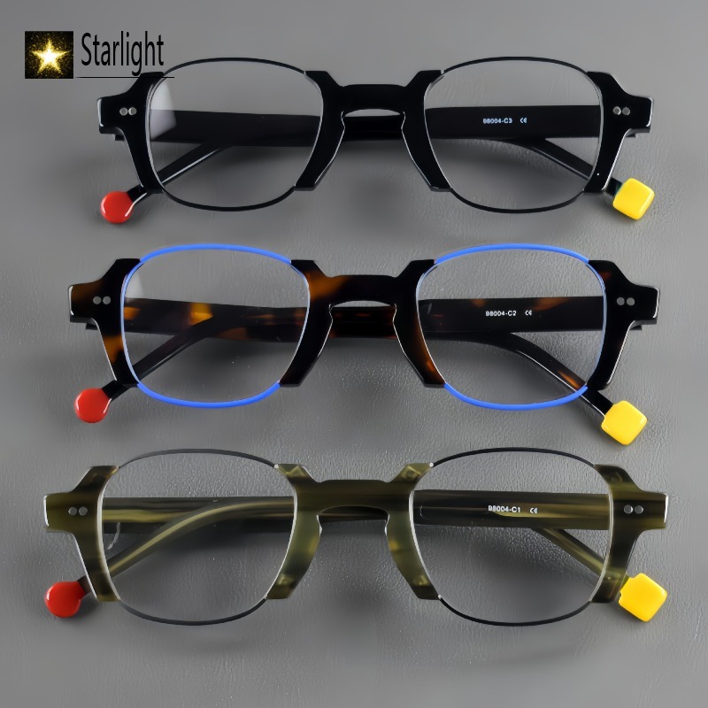Gafas Retro de Acetato de Alta - Men'S Fashion Glasses 2026 reseña y precio
