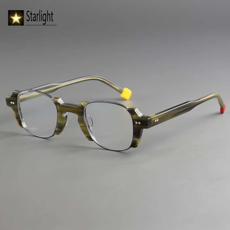 Gafas Retro de Acetato de Alta - Men'S Fashion Glasses 2026 reseña y precio
