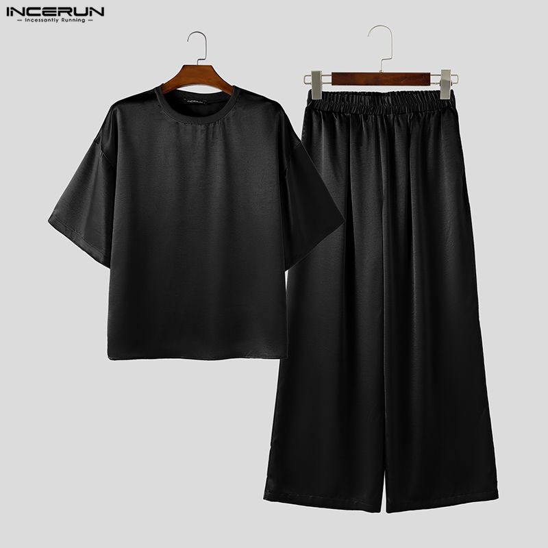 Conjuntos INCERUN para Hombre, - Men'S Fashion Loose Pants reseña y precio