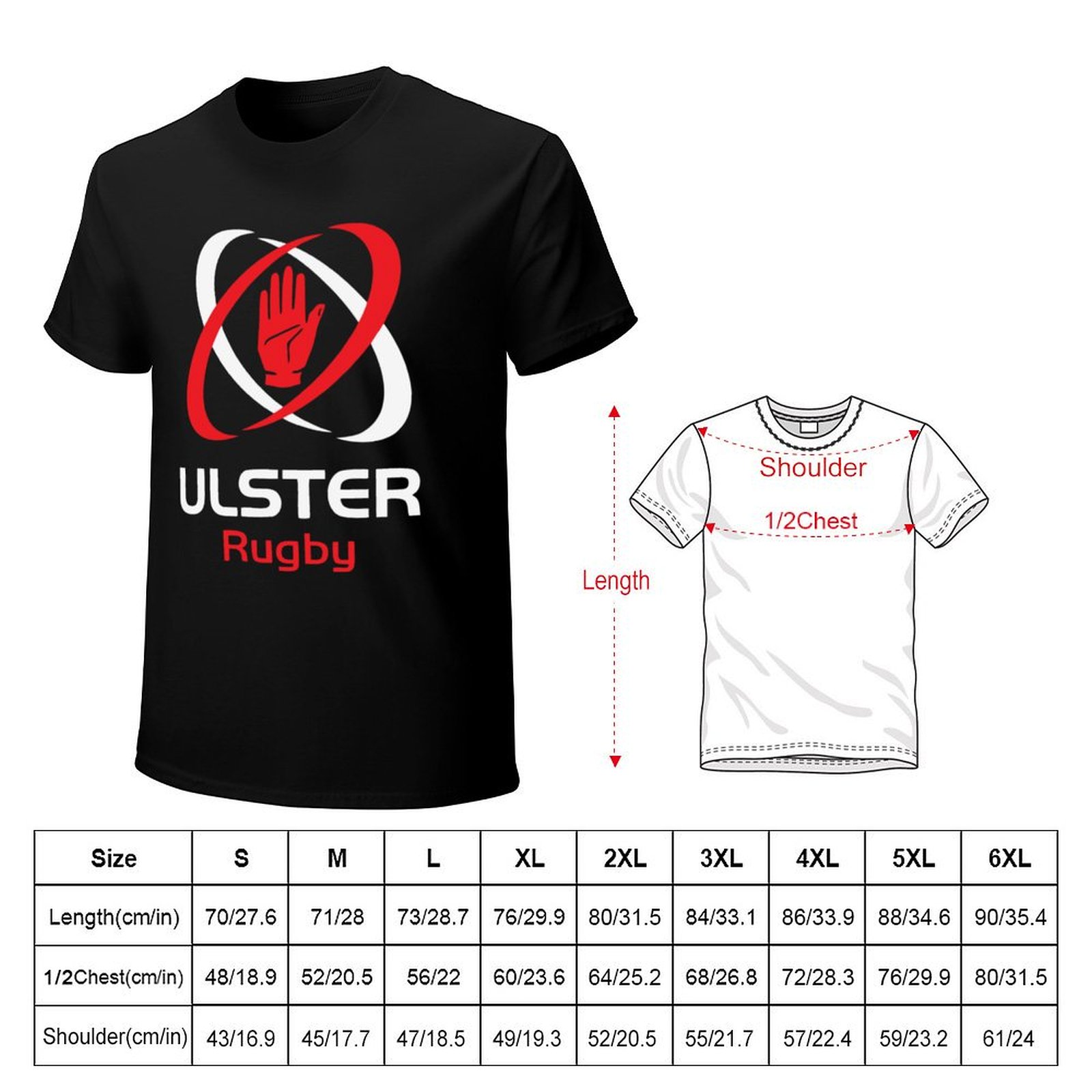 IRFU - Camiseta con diseño icó - Mens Fashion Rugby Shirts reseña y precio