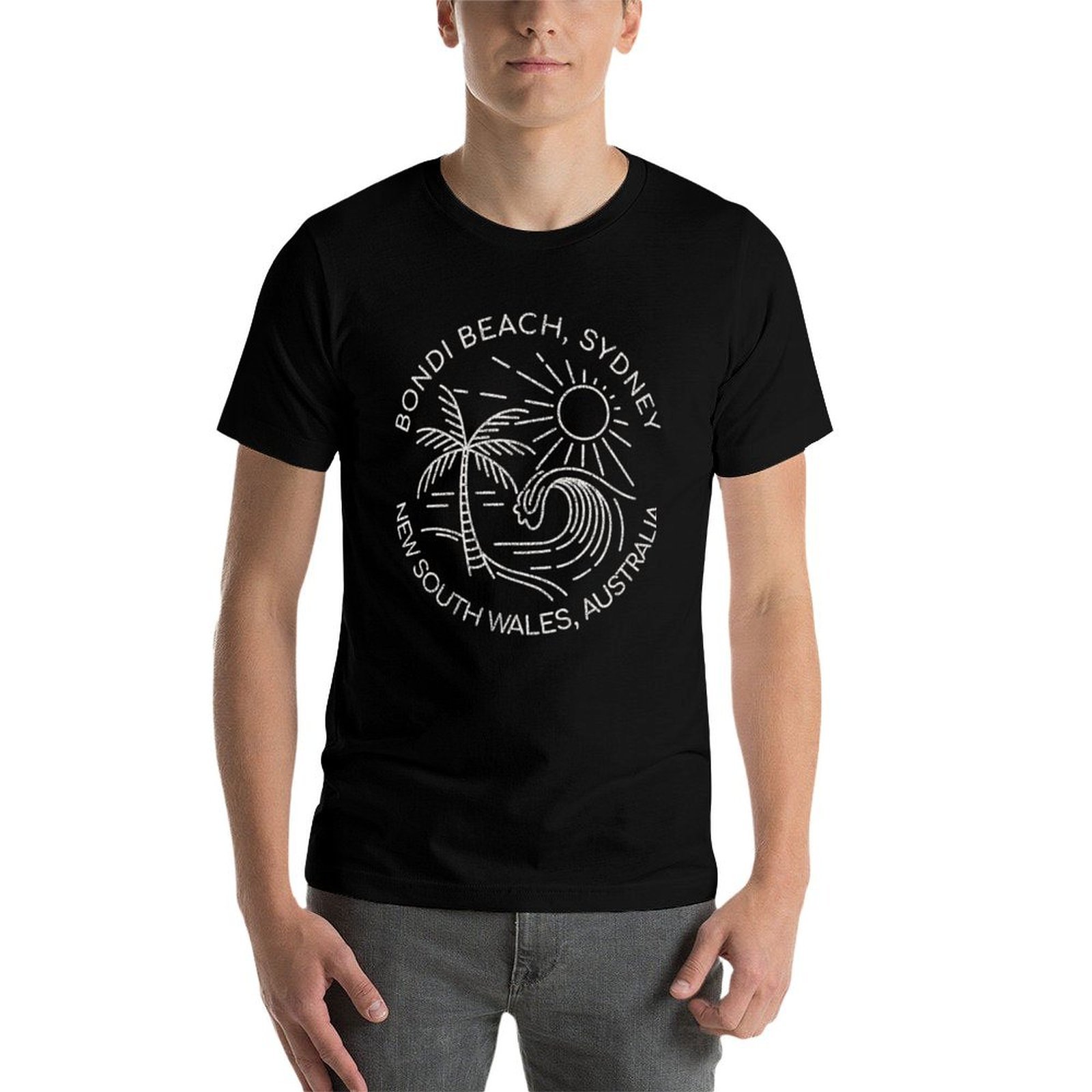 Camiseta Bondi Beach Sydney Au - Men'S Fashion Sydney reseña y precio