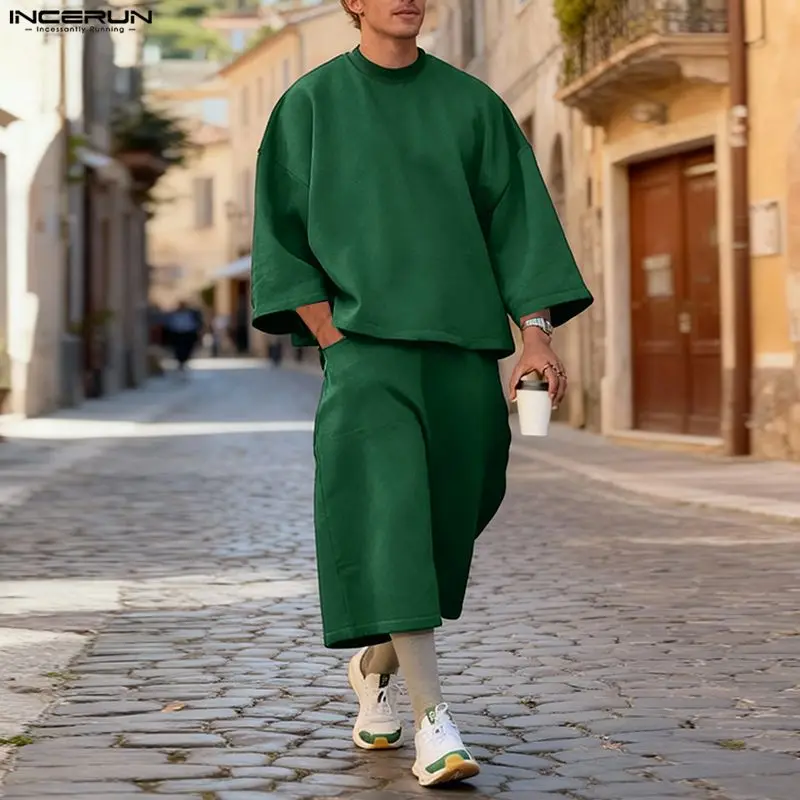 Conjuntos INCERUN para hombre, - Men'S Fashion Loose Pants reseña y precio