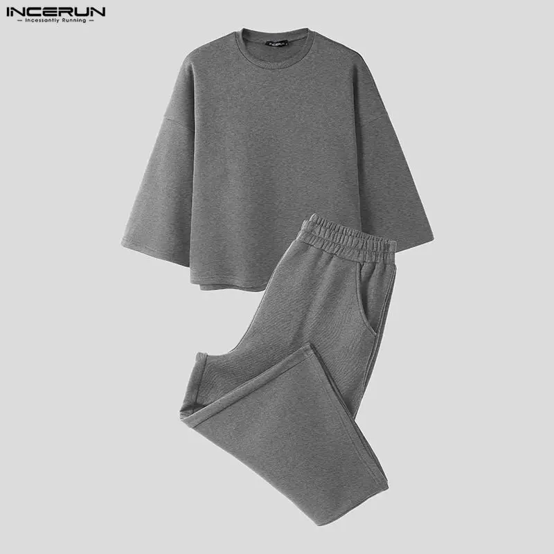 Conjuntos INCERUN para hombre, - Men'S Fashion Loose Pants reseña y precio