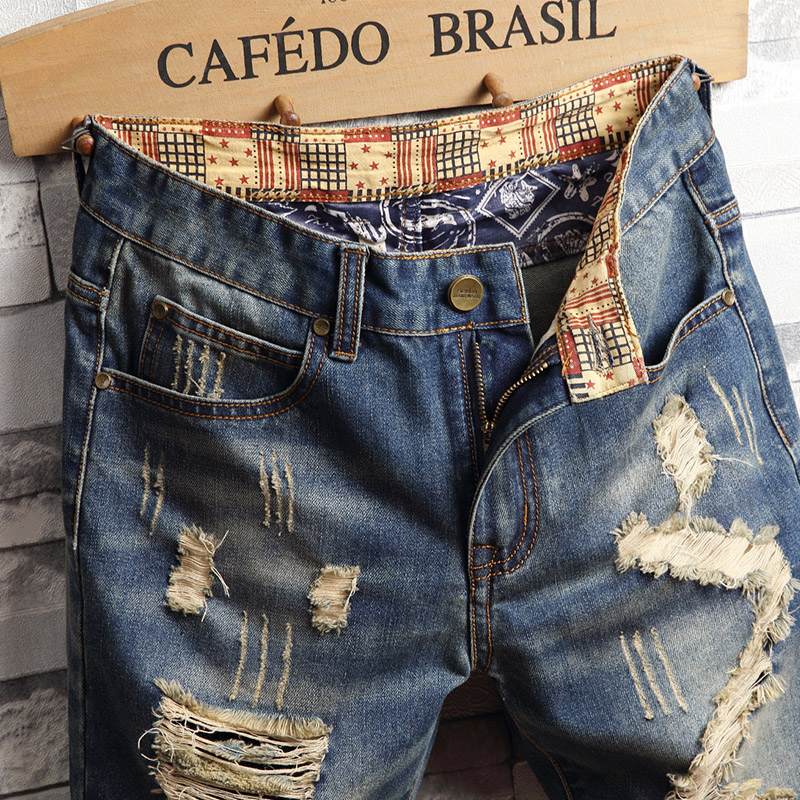 Shorts Vaqueros Rotos de Hip-h - Men'S Fashion Loose Pants reseña y precio