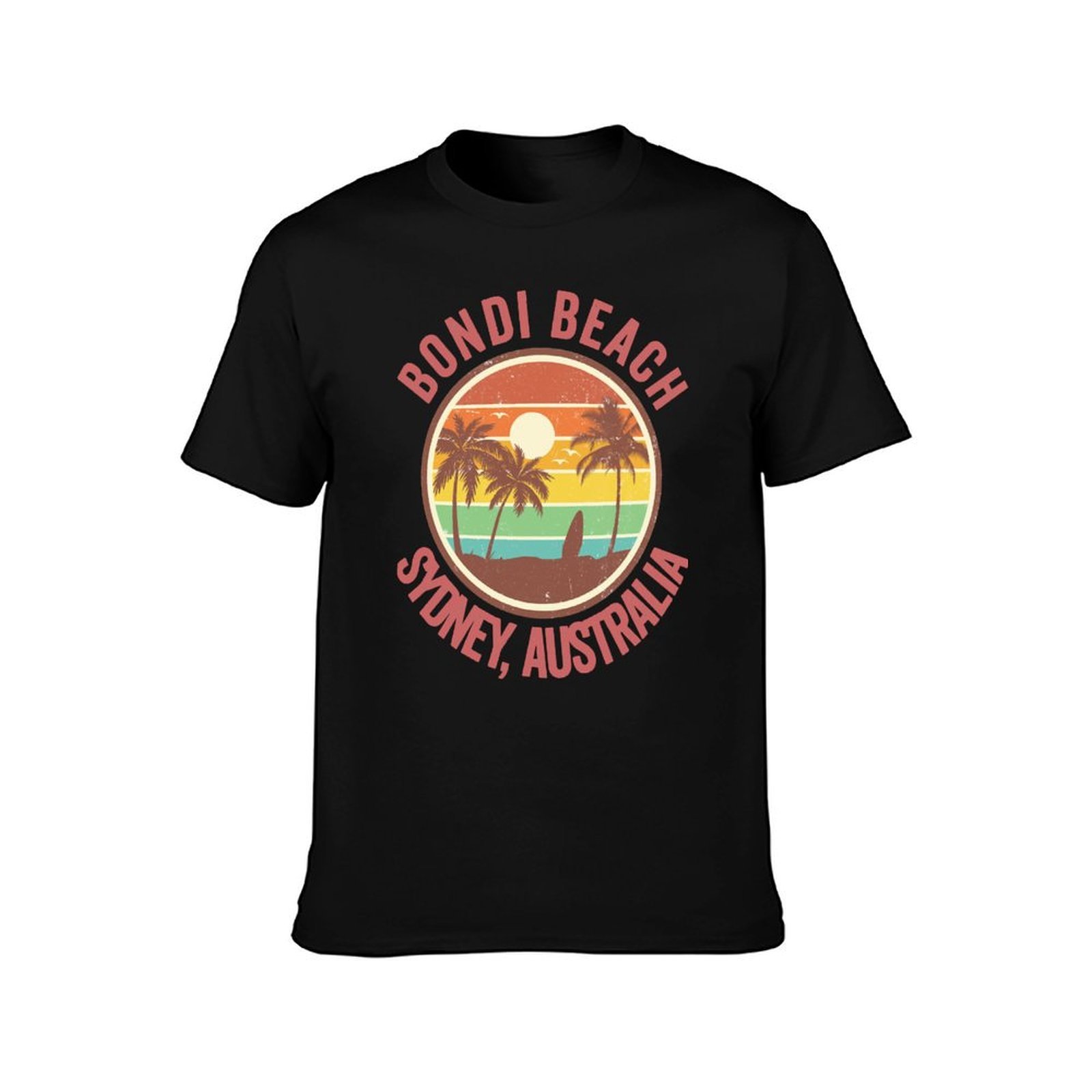 Camiseta Retro Bondi Beach Syd - Men'S Fashion Sydney reseña y precio