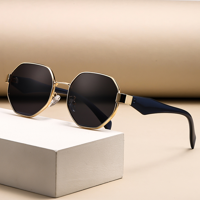 Gafas de sol retro con montura - Men'S Fashion Round Glasses reseña y precio