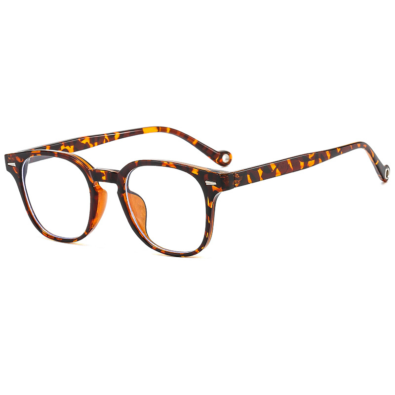 1 montura redonda y sencilla,  - Men'S Fashion Round Glasses reseña y precio