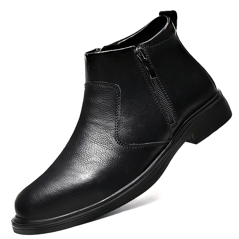 Zapatos de cuero de caña alta  - Chelsea Boots Men reseña y precio