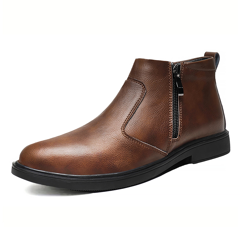 Zapatos de cuero de caña alta  - Chelsea Boots Men reseña y precio