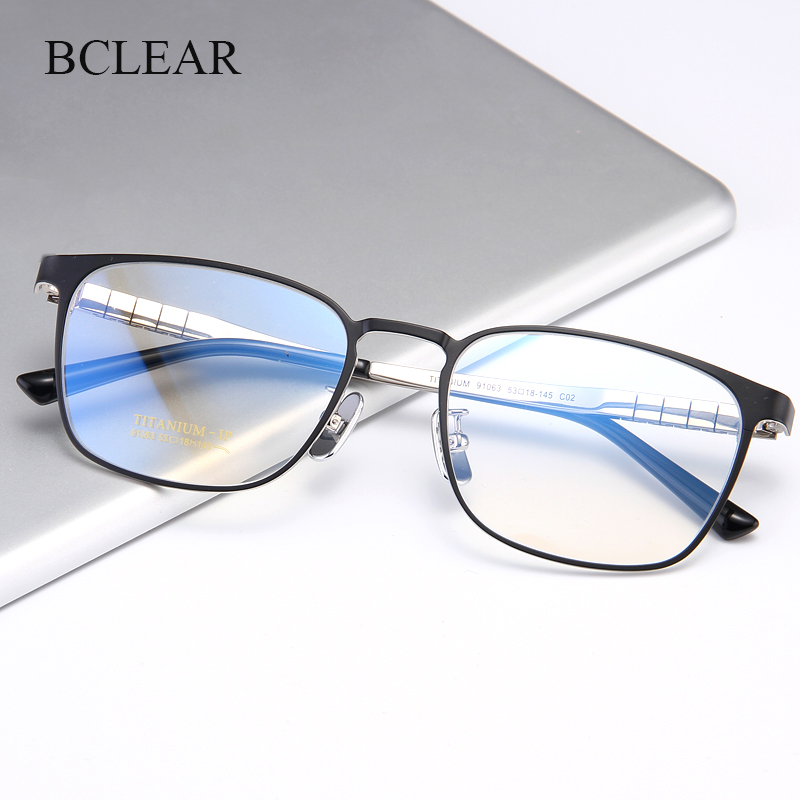 Montura de gafas BCLEAR de tit - Men'S Fashion Glasses 2026 reseña y precio