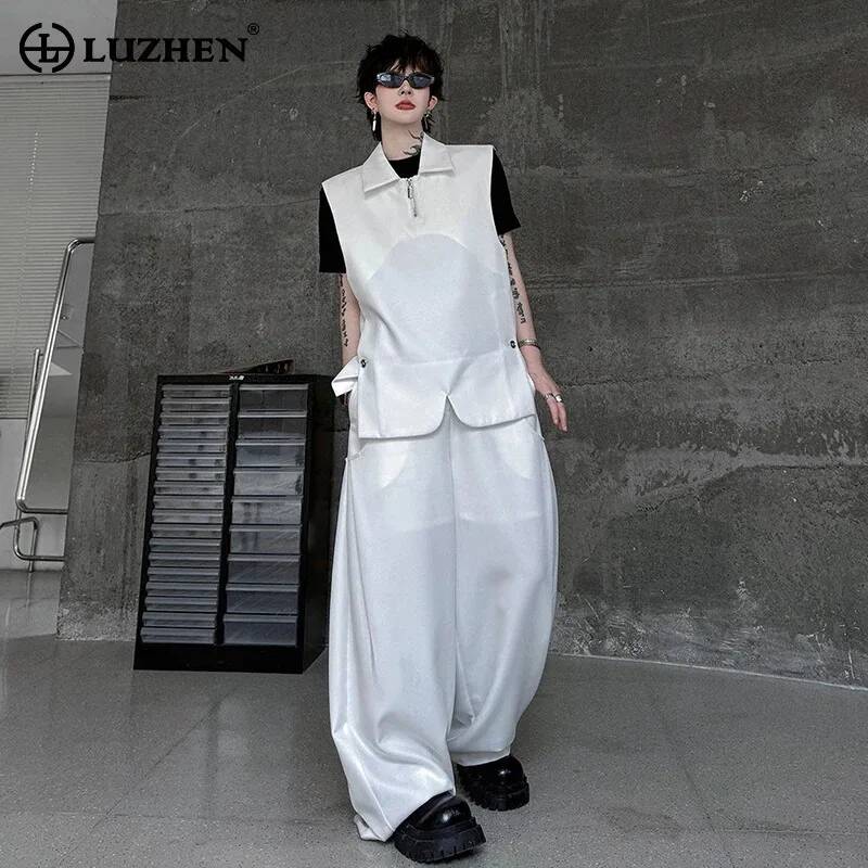 Chaleco LUZHEN 2026, Conjunto  - Men'S Fashion Loose Pants reseña y precio