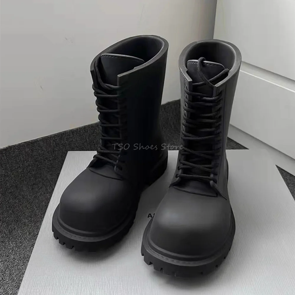 Botas negras de fondo grueso p - Chelsea Boots Men reseña y precio