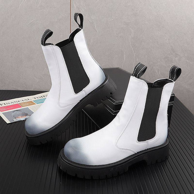 Botas de cuero genuino de lujo - Chelsea Boots Men reseña y precio