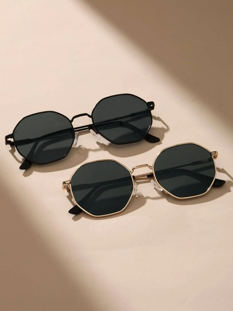 1/3 Uds. Gafas de sol con mont - Men'S Fashion Round Glasses reseña y precio