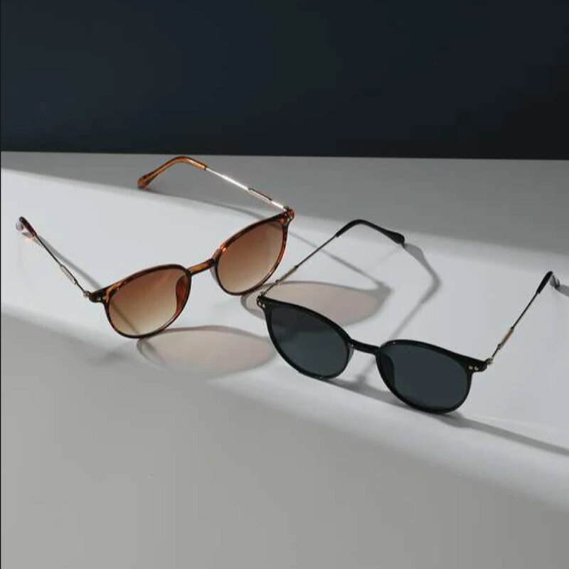 2 pares de gafas de sol redond - Men'S Fashion Round Glasses reseña y precio