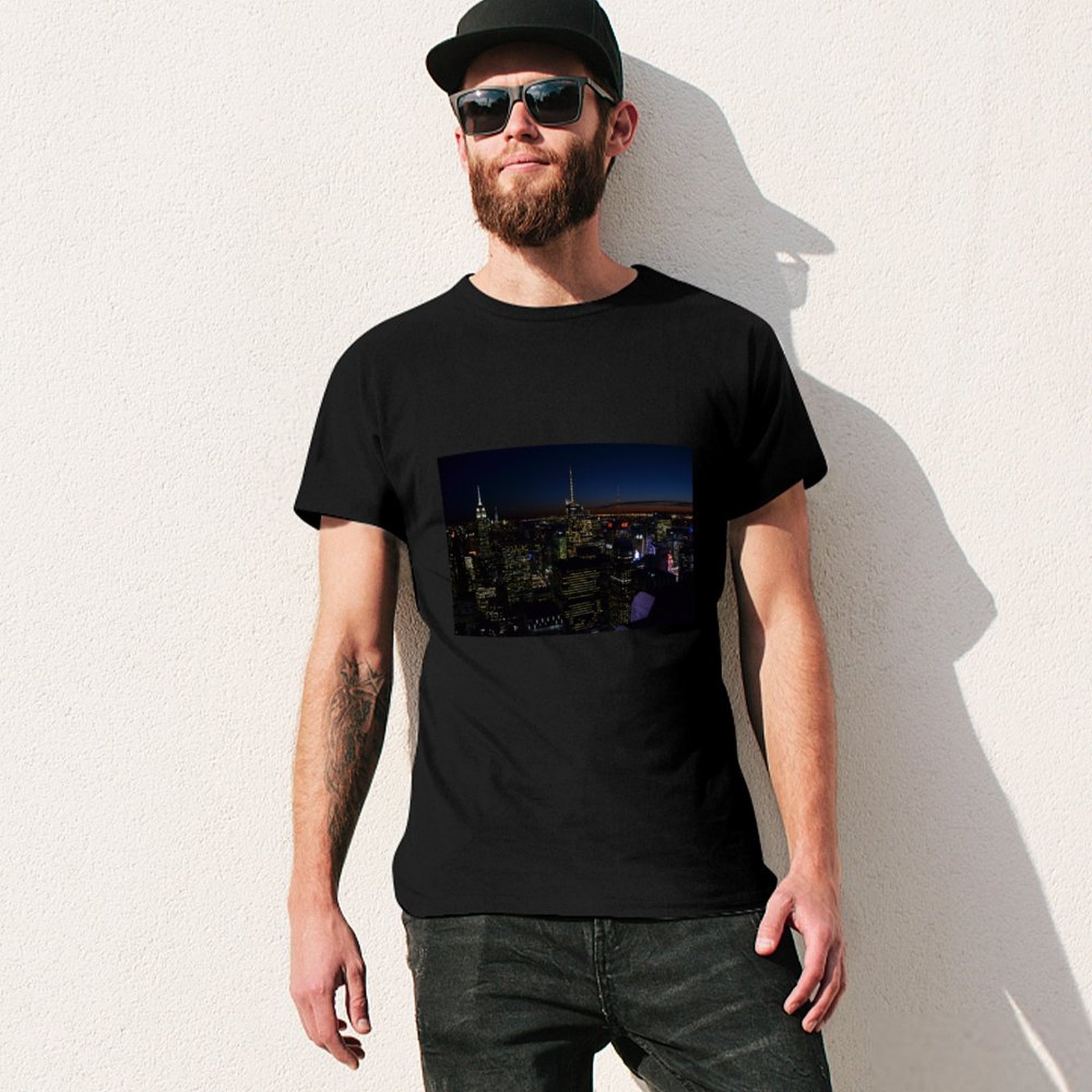 Camiseta NYC por la noche, est - Men'S Fashion Nyc reseña y precio