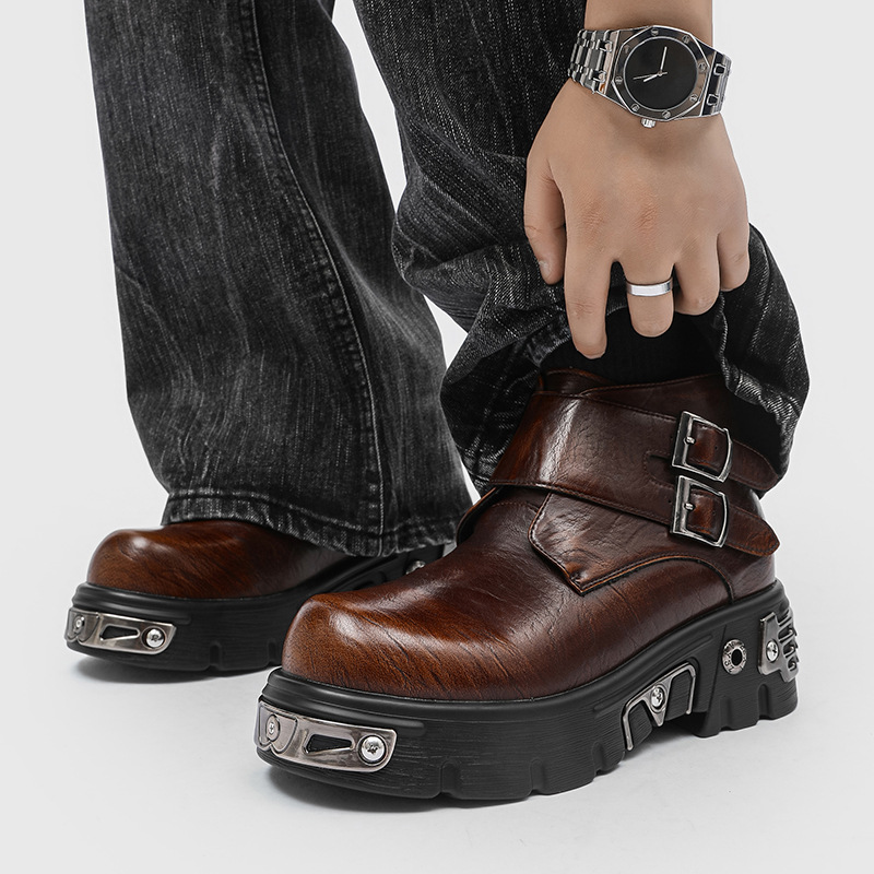 Botas de plataforma punk gótic - Men'S Fashion Xxl reseña y precio