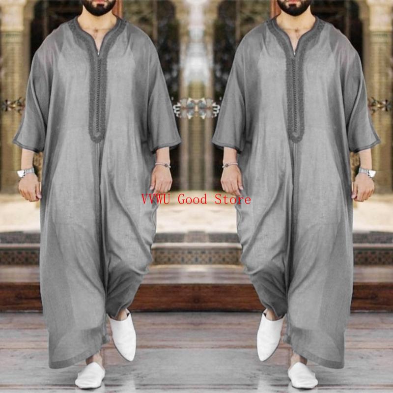Hombres árabe islámico Kaftan  - Dubai Men'S Fashion reseña y precio